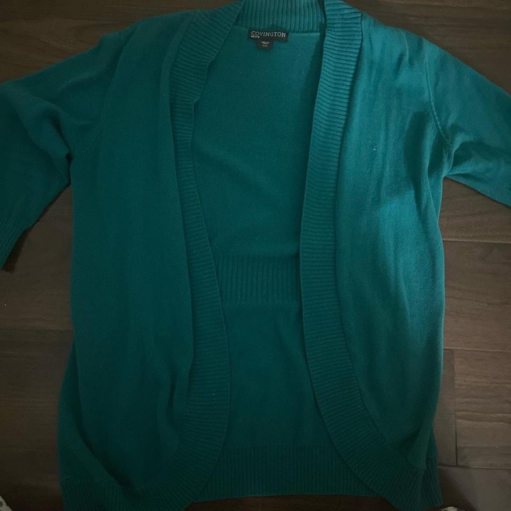 Teal Cardigan